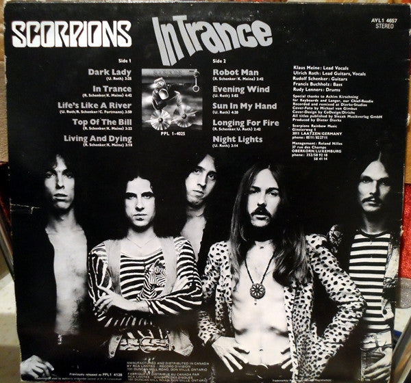 Scorpions – In Trance 	- Hard Rock, Heavy Metal - Vinyl, LP, Album, Reissue, Uncensored Cover