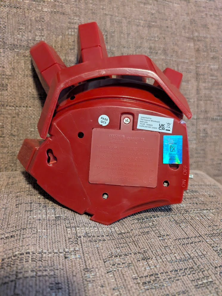 3D Light FX Marvel Iron Man Hand 3D-Deco LED Wall Light NEAR MINT&nbsp;