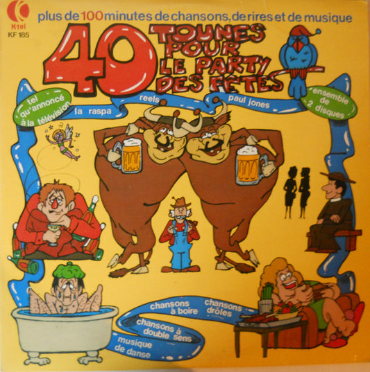 40 Tounes Pour Le Party Des Fêtes - 2 lps - 1980-Folk, World, & Country French (Vinyl)
