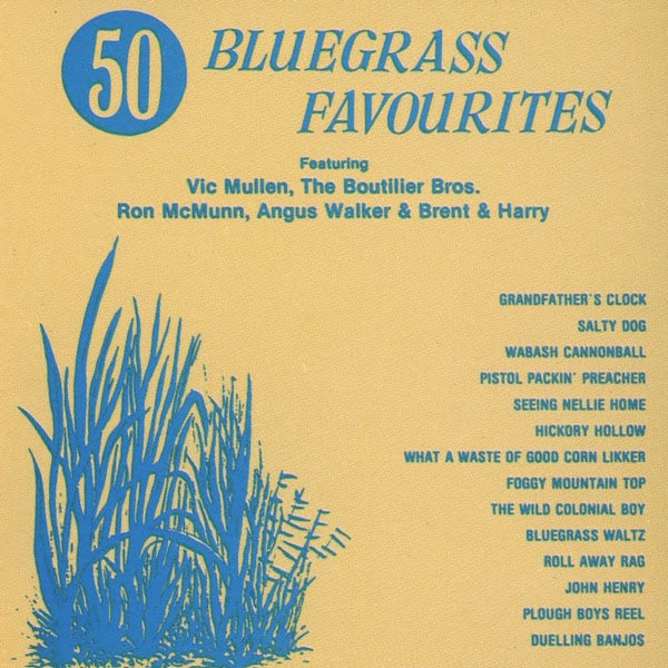 50 bluegrass favourites- 3 lp set - Fiddle / bluegrass -A Rare Vinyl Set !