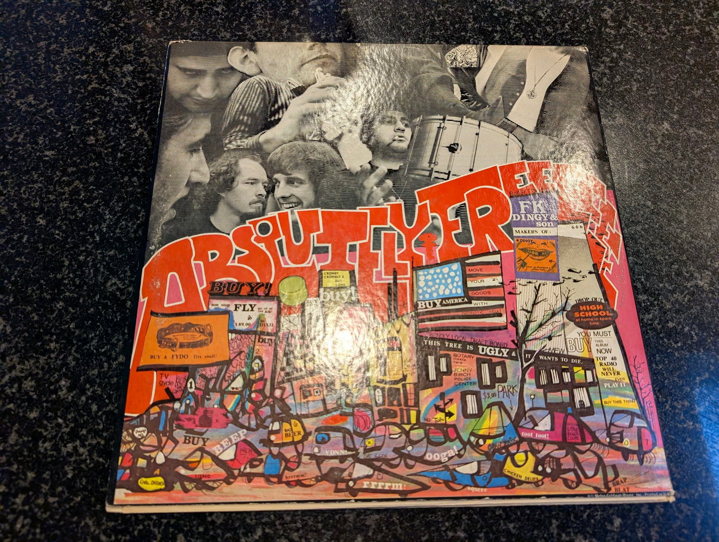 Mothers Of Invention, The Absolutely Free Mono Frank Zappa 1967 Blues Rock, Psychedelic Rock, Avantgarde, Prog Rock (vinyl)