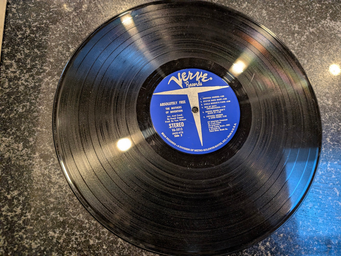 Mothers Of Invention, The Absolutely Free Mono Frank Zappa 1967 Blues Rock, Psychedelic Rock, Avantgarde, Prog Rock (vinyl)