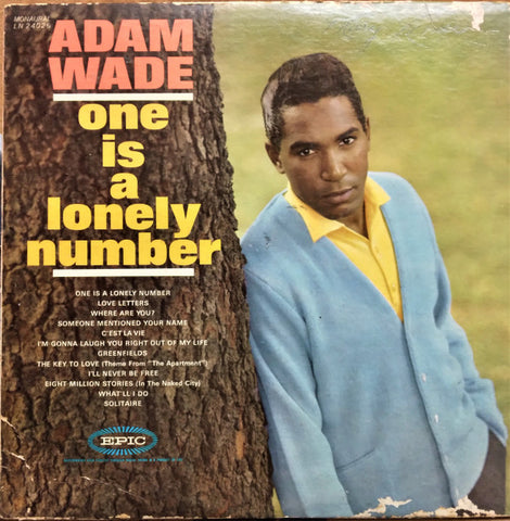 Adam Wade  One Is A Lonely Number - Jazz, Blues , Easy Listening 1962 (Rare Vinyl)