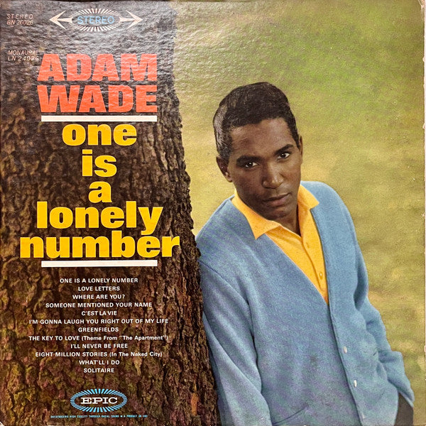 Adam Wade  One Is A Lonely Number - Jazz, Blues , Easy Listening 1962 (Rare Vinyl)