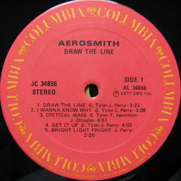 Aerosmith – Draw The Line - 1977-Hard Rock (Vinyl)