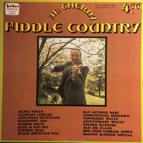 Al Cherny ‎– Fiddle Country -1975- Fiddling, Folk, Maritime (vinyl)
