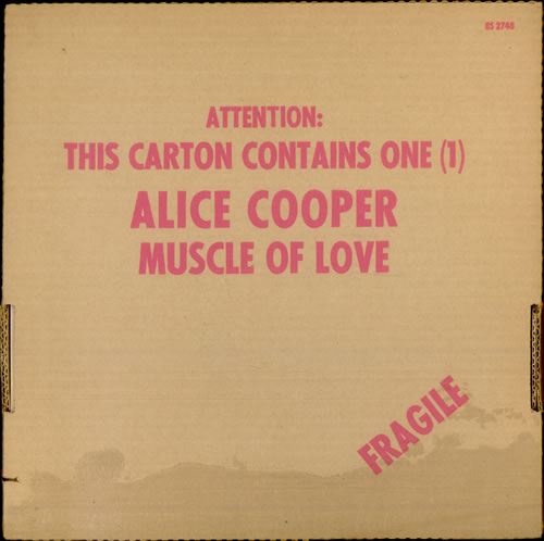 Alice Cooper - Muscle of Love - 1973 - Hard Rock (Clearance Vinyl) NO COVER