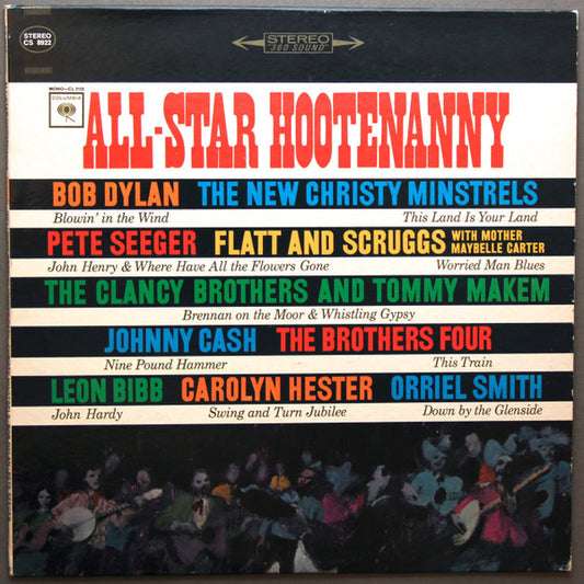 All-Star Hootenanny - 1964-Folk, World, & Country Style: Folk Rock, Bluegrass, Folk, Country (Vinyl) Bob Dylan, Pete Seeger , Johnny Cash