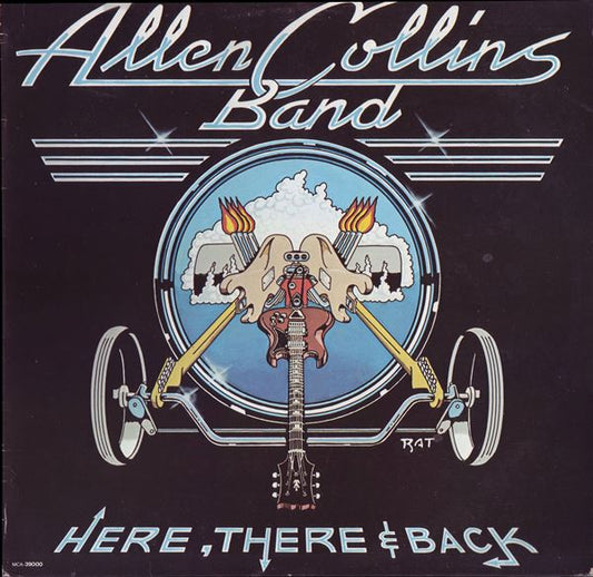 Allen Collins Band – Here, There And Back - 1983 	Southern Rock (Vinyl)