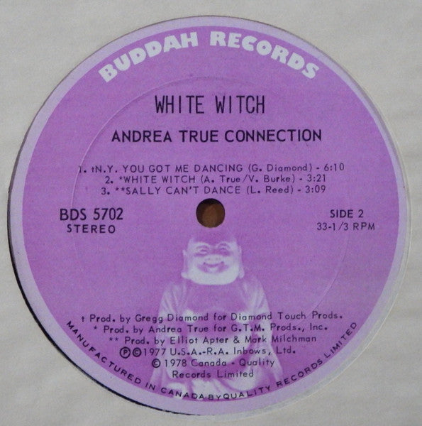Andrea True Connection – White Witch -1977-	Electronic, Reggae, Funk / Soul Style: Reggae (Vinyl)