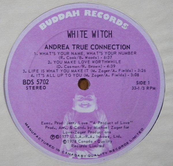 Andrea True Connection – White Witch -1977-	Electronic, Reggae, Funk / Soul Style: Reggae (Vinyl)