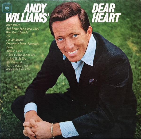 Andy Williams ‎– Andy Williams' Dear Heart -1965- Jazz, Pop (vinyl)