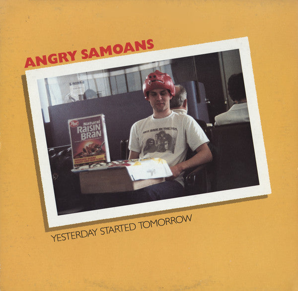 Angry Samoans – Yesterday Started Tomorrow - 1987-Punk Rock (vinyl ) Clipped Corner