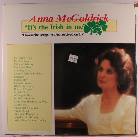 Anna McGoldrick ‎– It's The Irish In Me- 1985 Celtic (vinyl)