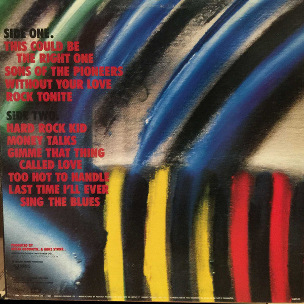 April Wine ‎– Animal Grace -1984- Classic Rock (vinyl) Canadian