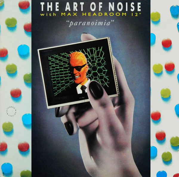 Art Of Noise With Max Headroom ‎– Paranoimia (Extended Version) 1986 Synth Pop ( 12" Vinyl)