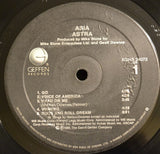 Asia ‎– Astra- 1985 - Prog Rock, Symphonic Rock (vinyl)
