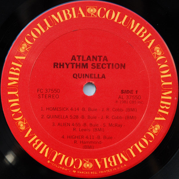 Atlanta Rhythm Section ‎– Quinella -1981- Southern Rock (vinyl)