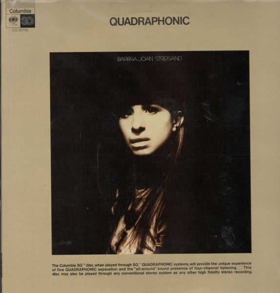 Barbra Joan Streisand Barbra Joan Streisand 1972-Vocal, Ballad Vinyl, LP, Album, Quadraphonic