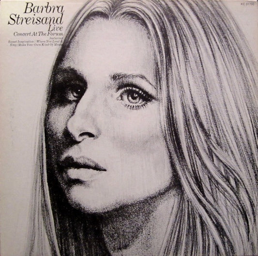 Barbra Streisand ‎– Live Concert At The Forum - gatefold -  Jazz, Rock, Pop 1972 (Clearance Vinyl) Overstocked