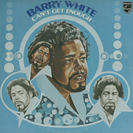 Barry White ‎– Can't Get Enough -1974 - Funk, Soul ( Clearance vinyl ) marks