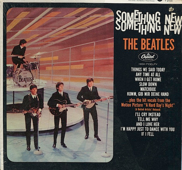 Beatles, The -  Something New-  T-2108 Capitol Rainbow Label Canada (vinyl) some light marks