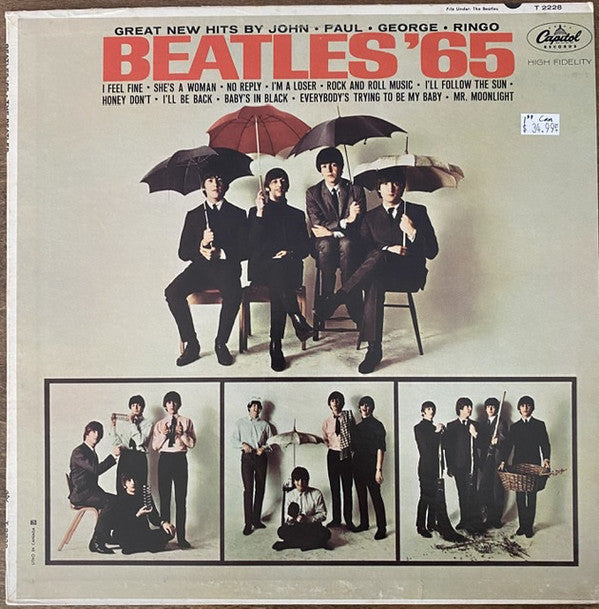 Beatles  '65 - Purple Label Capitol Lp ST 2228 Purple Label Canada (Vinyl)