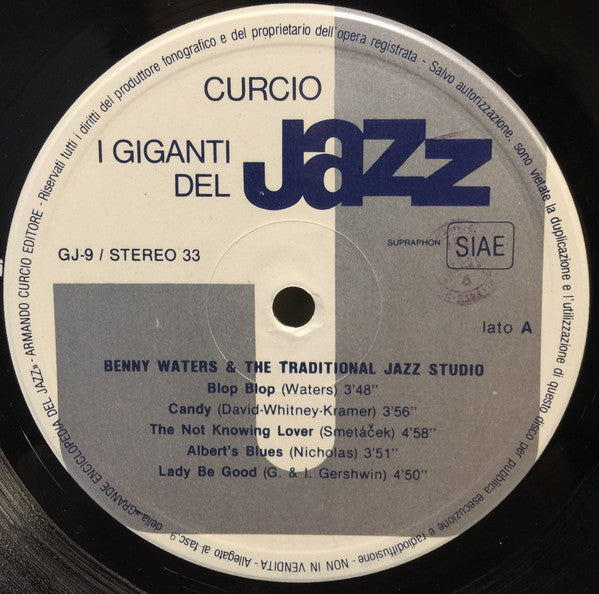 Benny Waters & The Traditional Jazz StudioI Giganti Del Jazz Vol. 9 - 1980-Jazz (Vinyl)