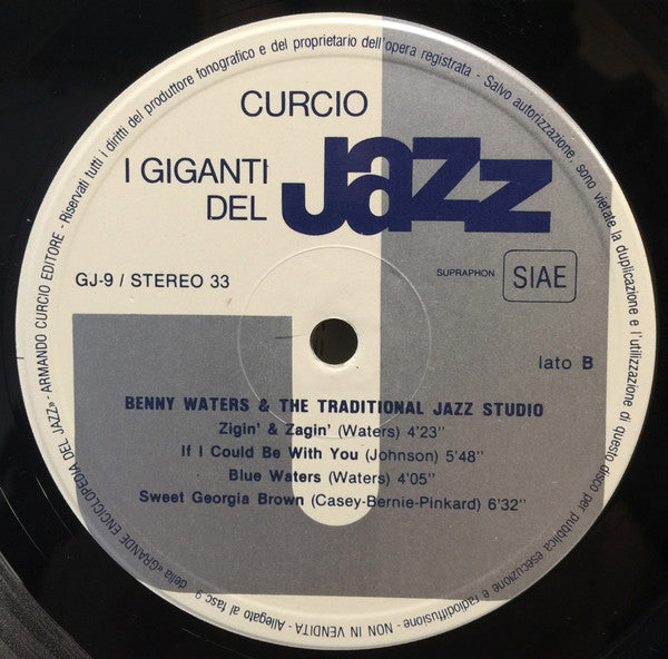 Benny Waters & The Traditional Jazz StudioI Giganti Del Jazz Vol. 9 - 1980-Jazz (Vinyl)