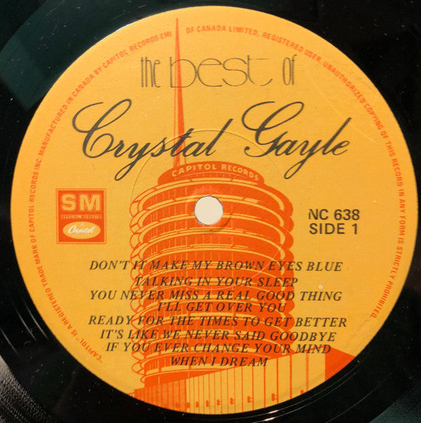 Crystal Gayle  - Best Of Crystal Gayle -1983- Folk, Country ( Clearance vinyl )