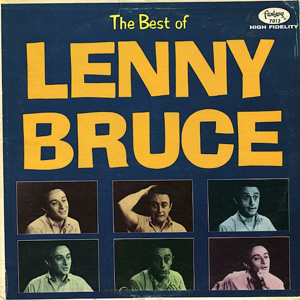 Lenny Bruce ‎– The Best Of Lenny Bruce - 1962-Non-Music Comedy (vinyl)