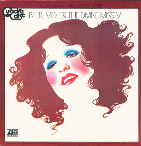 Bette Midler – The Divine Miss M – 1972 – Vocal Pop / Cabaret (Canadian pressing – QuadraDi (vinyl)sc)