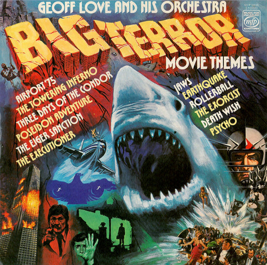 Big Terror Movie Themes - Geoff Love And His Orchestra - 1976-Jazz-Funk, Funk, Easy Listening, Theme ( Rare UK Import Vinyl )_