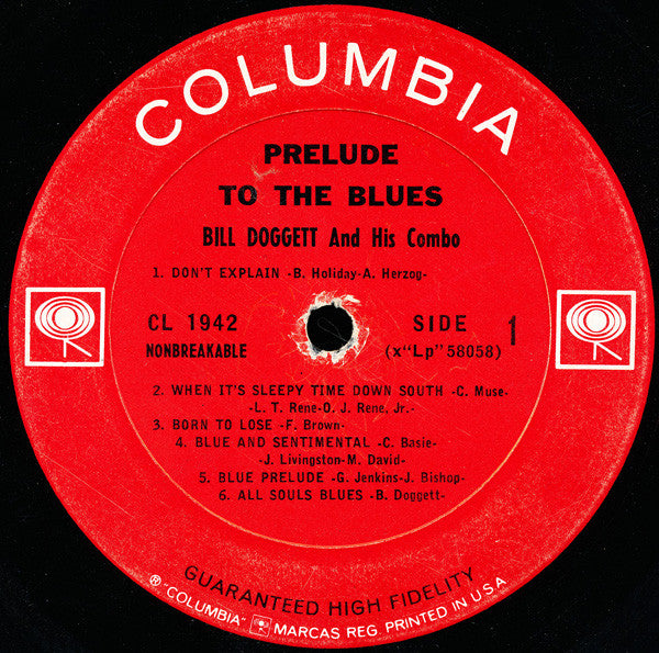 Bill Doggett And His Combo – Prelude To The Blues - Soul-Jazz, Rhythm & Blues (vinyl)
