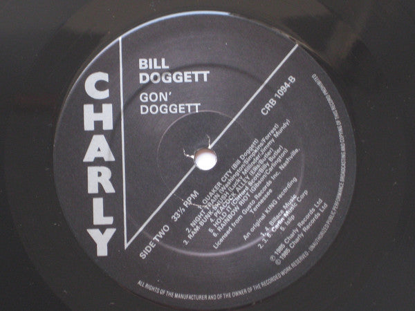 Bill Doggett ‎– Gon' Doggett -1985-Jazz, Funk / Soul, Blues/ Rhythm & Blues (Rare UK Vinyl)