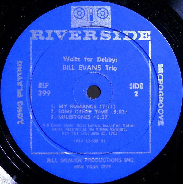 Bill Evans Trio With Scott LaFaro, Paul Motian – Waltz For Debby - 1962-Jazz Style: Post Bop, Modal ( vINYL) Extremely Rare