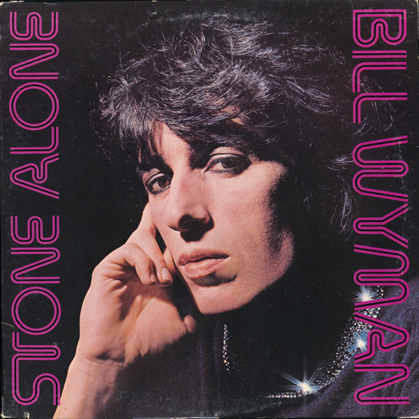 Bill Wyman ‎– Stone Alone -1975 Blues Rock (vinyl) definite spline wear