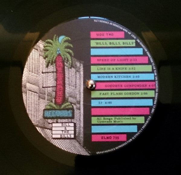 Bill & The Bills – Bills, Bills, Bills! (Rock/New Wave, Vinyl LP) ELMO 755