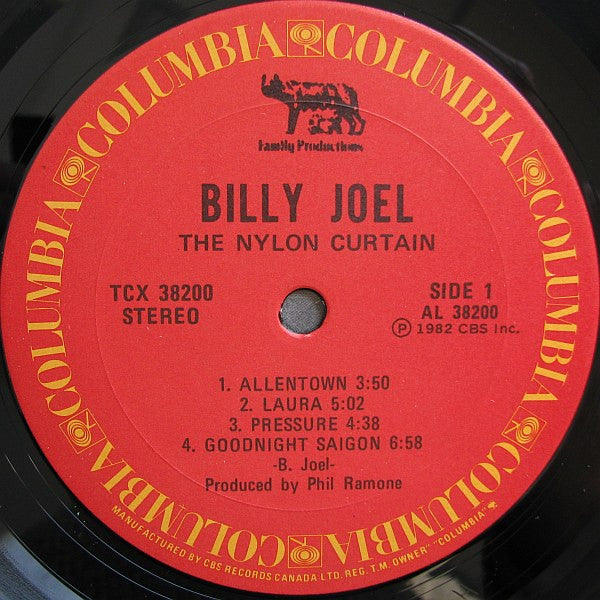 Billy Joel - the Nylon Curtain -1982 pop Rock ( vinyl )