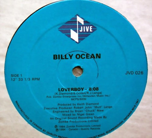 Billy Ocean - Loverboy 貴重 リミックス CD 【公式通販】