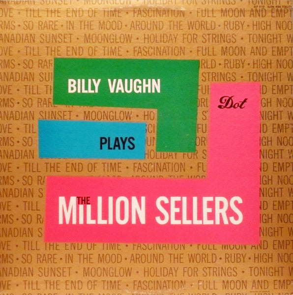 Billy Vaughn – Billy Vaughn Plays The Million Sellers 1958 Jazz, Folk, World, & Country (Vinyl)