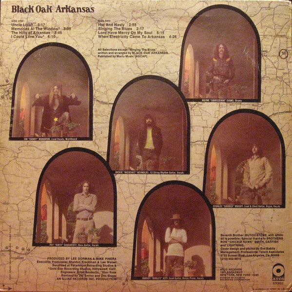 Black Oak Arkansas – Black Oak Arkansas - 1971-Southern Rock (Vinyl)