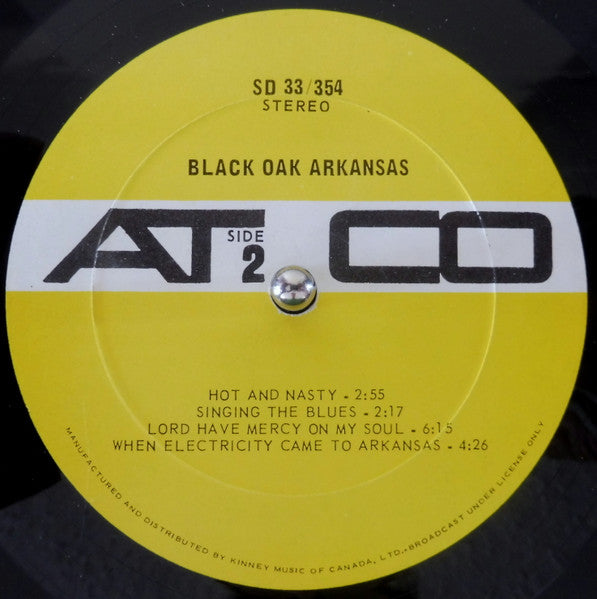 Black Oak Arkansas – Black Oak Arkansas - 1971-Southern Rock (Vinyl)