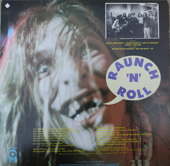 Black Oak Arkansas – Raunch 'N' Roll Live – 1973 – Southern Black Oak Arkansas – Raunch 'N' Roll Live – 1973 – Southern
