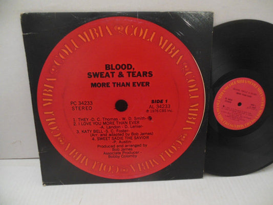 Blood, Sweat & Tears More Than Ever 1976-Fusion, Jazz-Rock (Vinyl) Near Mint