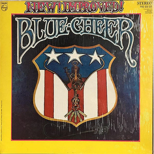 Blue Cheer – New! Improved! Blue Cheer - 1969- Hard Rock, Psychedelic Rock, Acid Rock (Rare Vinyl)