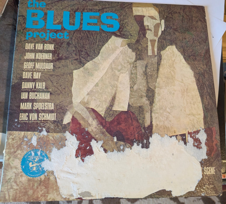 Various – The Blues Project – 1964 – Country Blues / Folk (vinyl lp) NOTE COVER CONDITION- WATER DAMAGED - A RARE RELEASE