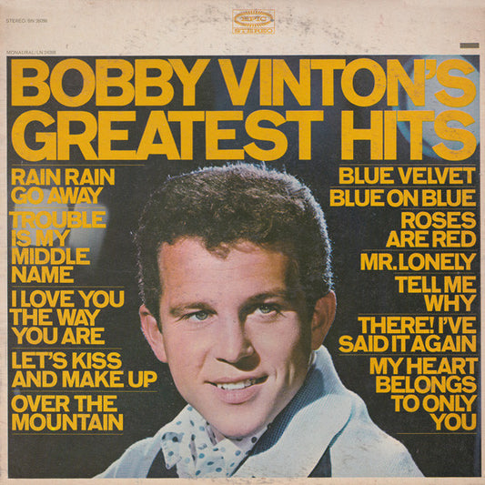 Bobby Vinton ‎– Bobby Vinton's Greatest Hits - Pop , Ballad (vinyl)