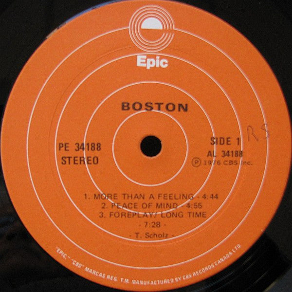 Boston (self titled) 1976 Debut (Vinyl). excellent copy