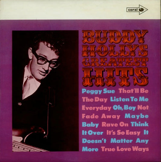 Buddy Holly – Buddy Holly’s Greatest Hits 1967-ock, Pop, Folk, World, & Coutry Style: Rock & Roll (Viny;l)